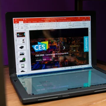 लेनेवो का फ्लेक्सेबल डिस्प्ले लैपटॉप